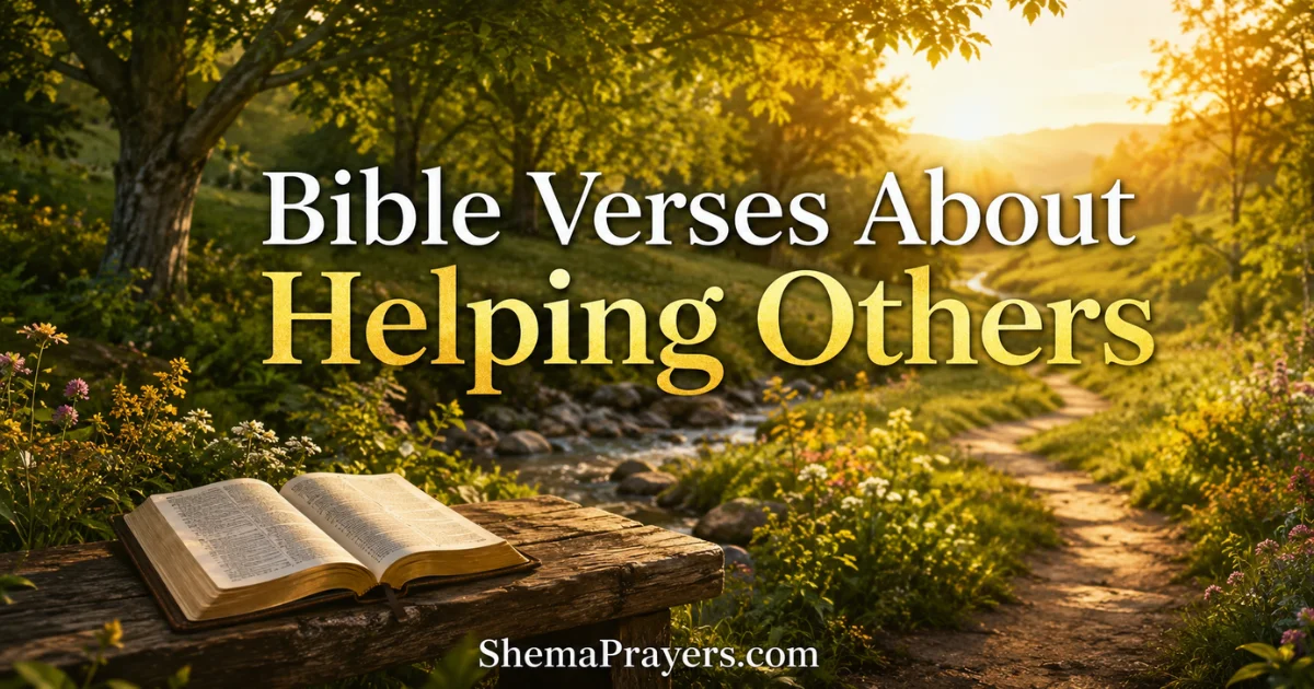 Bible Verses About Helping Others
