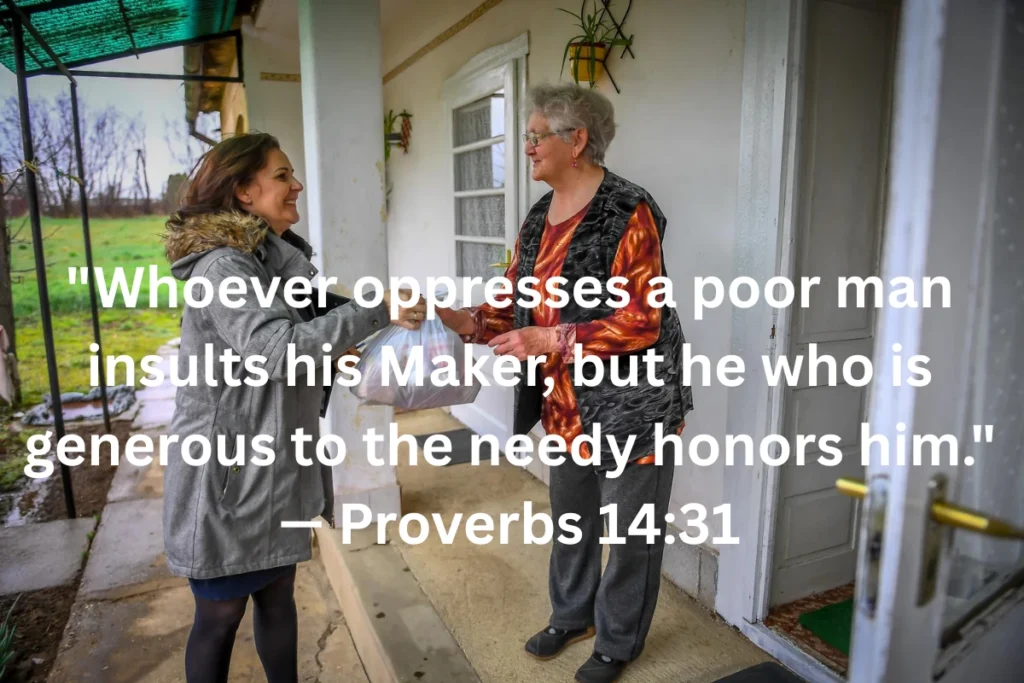 Bible Verses About Helping the Poor and Needy